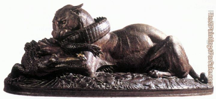 Antoine Louis Barye Paintings for sale